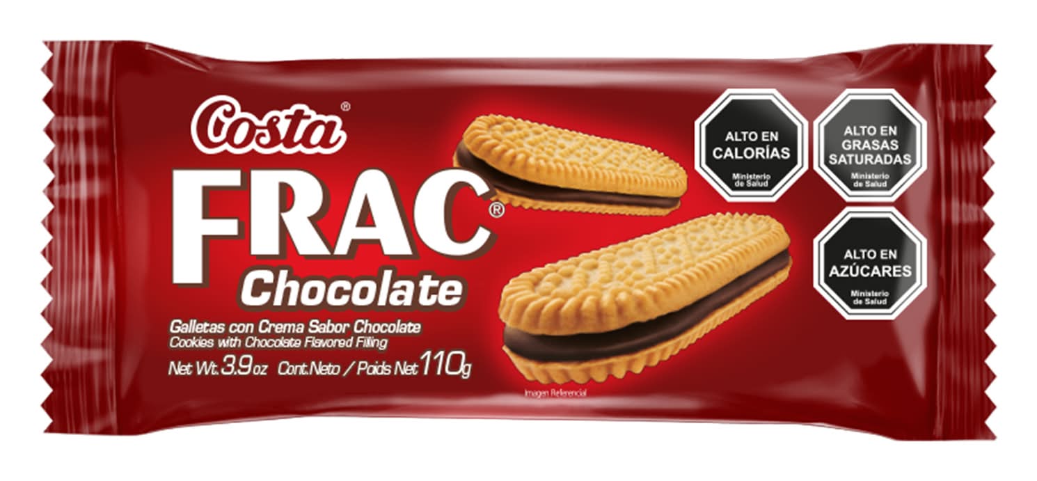 Costa · Frac galletas con crema - Chocolate (110 g)