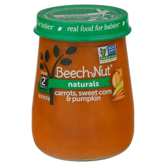 Beech-Nut Naturals Carrots Sweet Corn & Pumpkin Stage 2