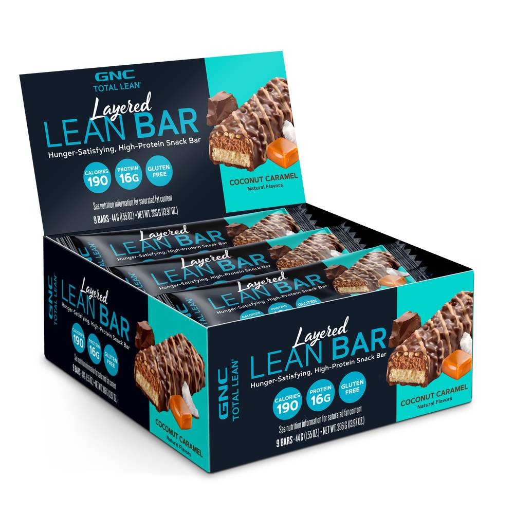 Layered Lean Bar - Coconut Caramel (9 Bars) (1 Unit(s))