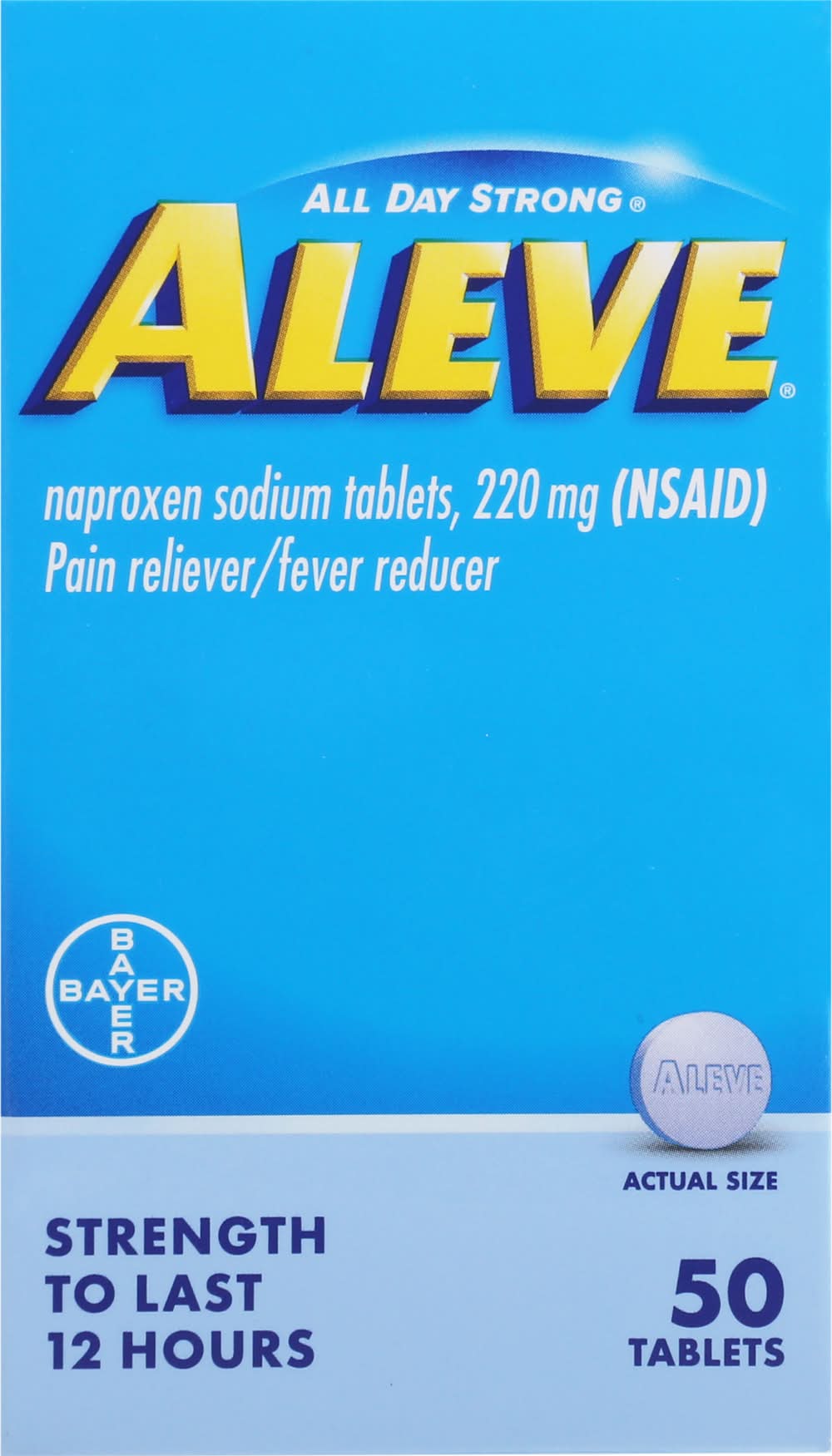 Aleve All Day Strong Pain Reliever/Fever Reducer Tablets (1.6 oz)