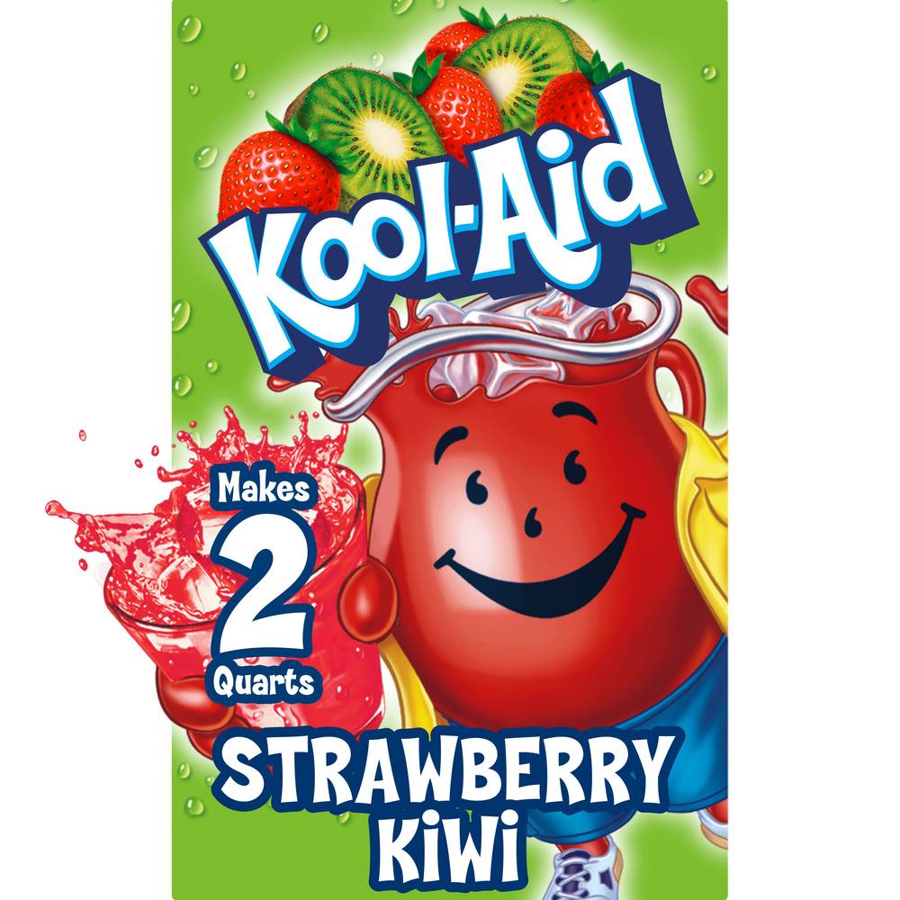 Kool-Aid Strawberry Kiwi Unsweetened Drink Mix (0.17 oz)