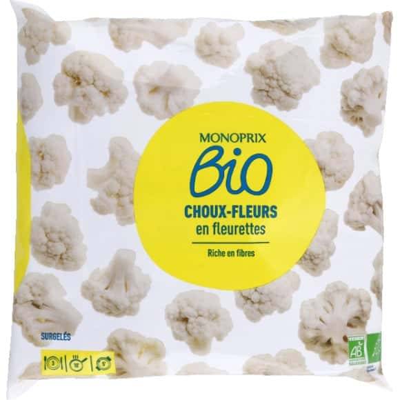 Monoprix Bio Choux-Fleurs Le Sachet De 600 G