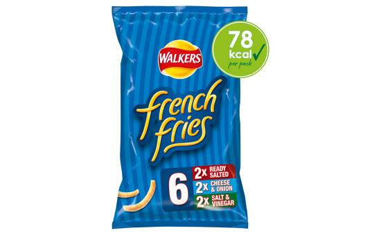 Walkers French Fries Variety  6 pack