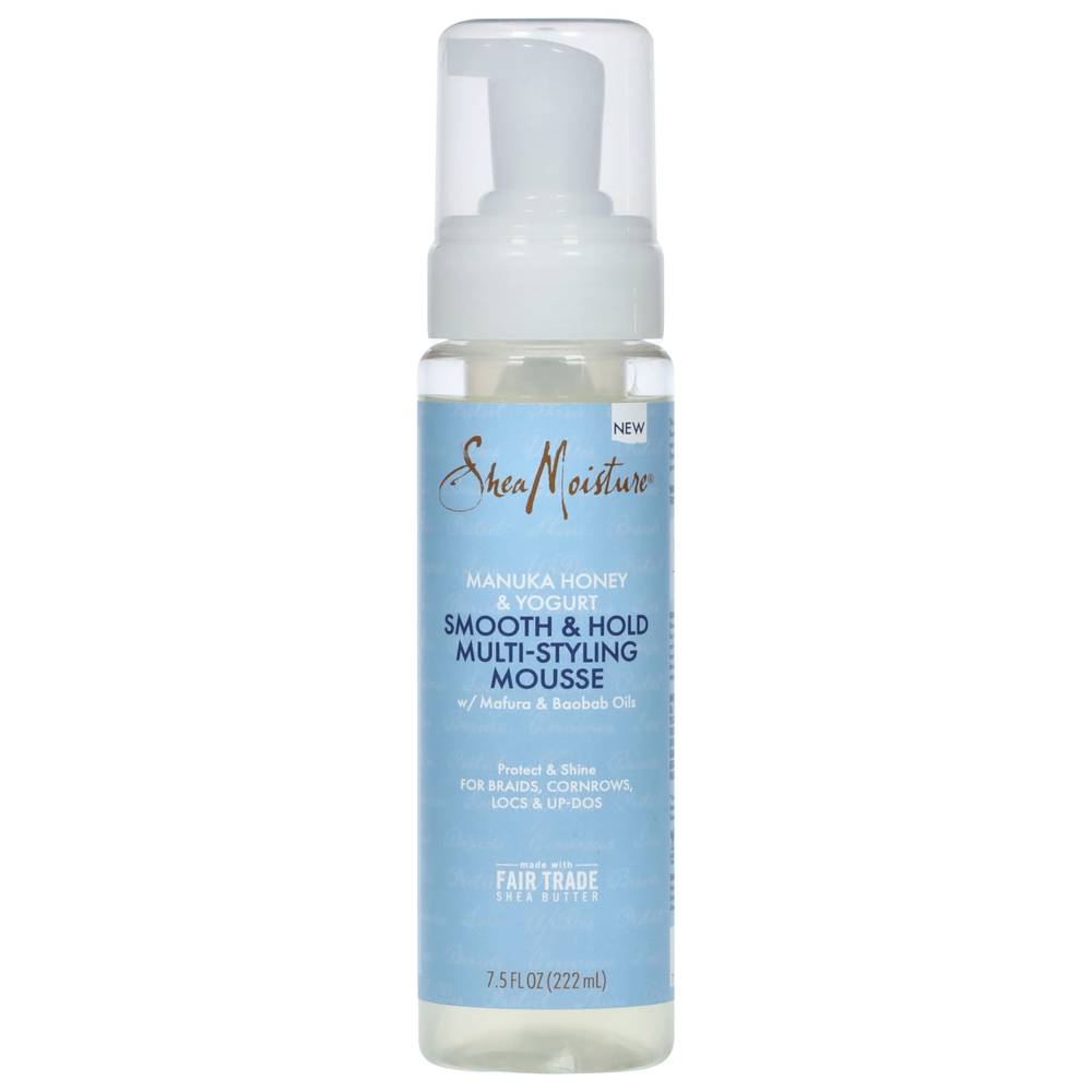 SheaMoisture Manuka Honey & Yogurt Smooth & Hold Multi-Styling Mousse (7.5 fl oz)
