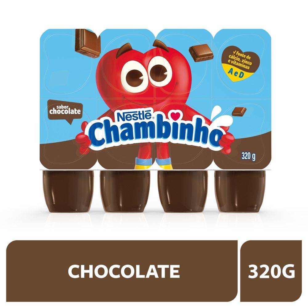 Nestlé petit suisse sabor chocolate chambinho (320 g)