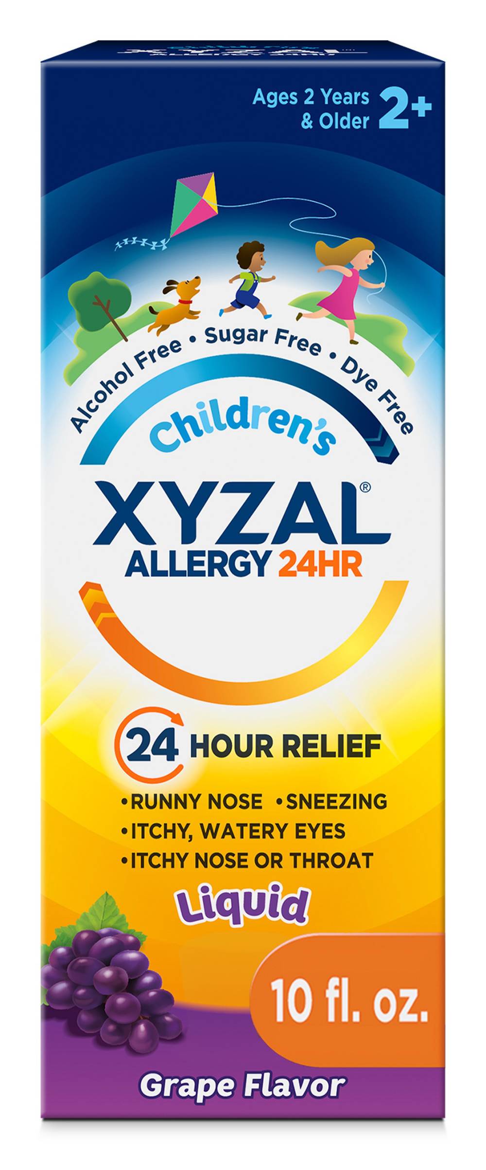 Xyzal Children's Oral Solution Grape Allergy (10 fl oz)