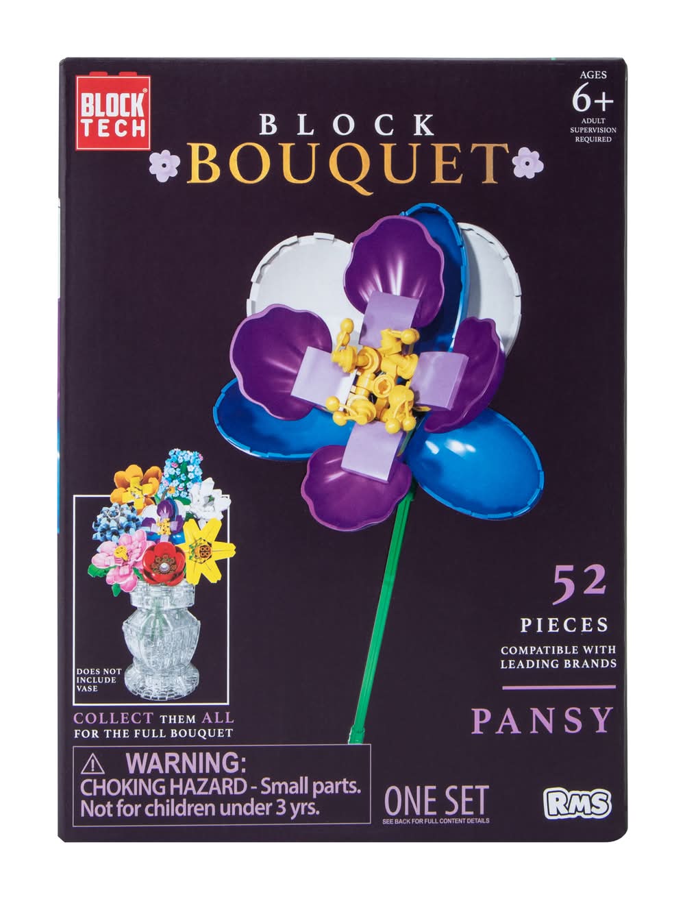 Block Tech™ Block Bouquet Set Pansy