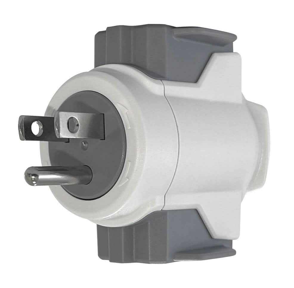 Commercial Electric 3-Outlet Rotating Plug Adaptor