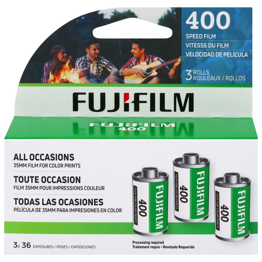 Fujifilm Superia X-Tra 400 Color Negative Film (3 ct)