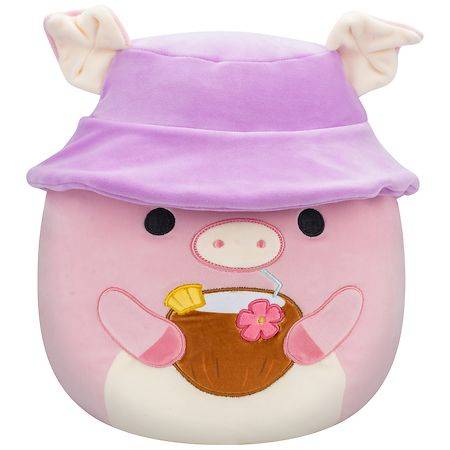 Squishmallows Peter Pig With Bucket Hat Squish (16 inch)