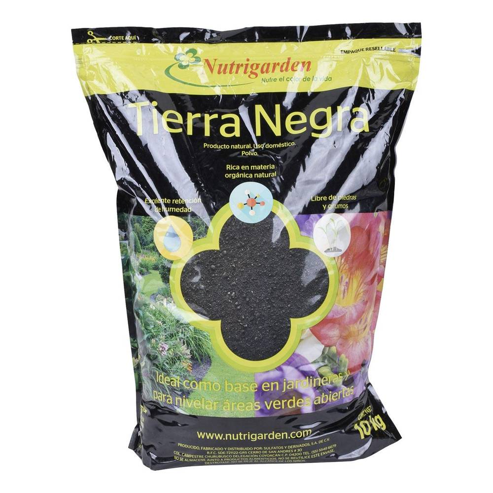 Nutrigarden tierra negra (bolsa 10 kg)