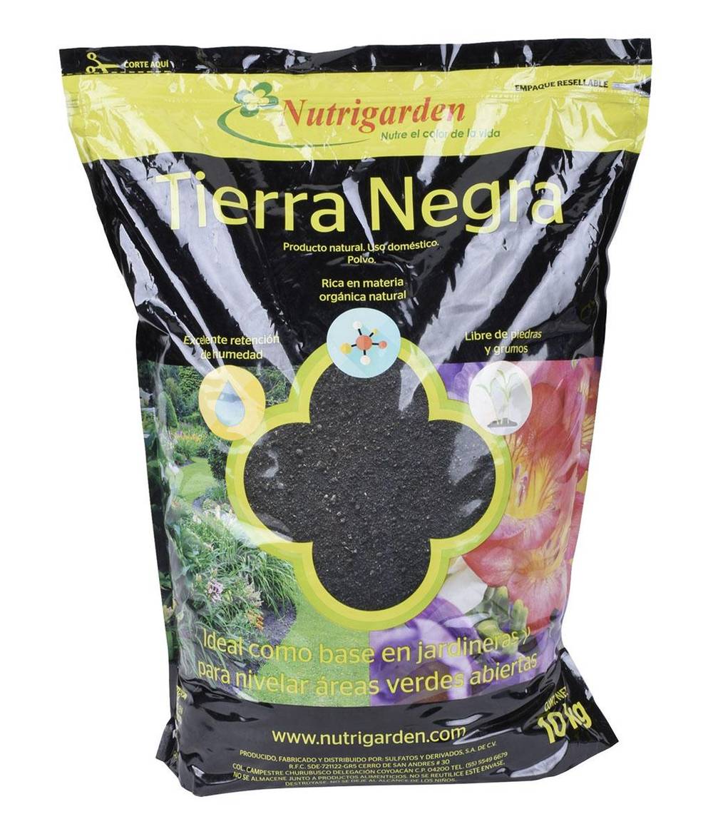 Nutrigarden · Tierra negra