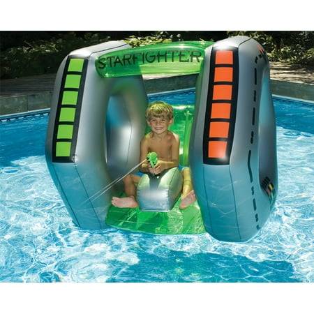 New Swimline 90753 Inflatable Swimming Pool Starfighter Super Squirter Float Toy