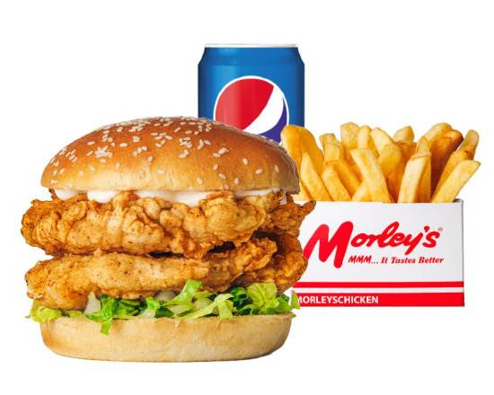 Double Fillet Chicken Burger Meal