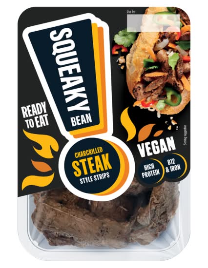 Squeaky Bean Chargrilled Steak Style Strips