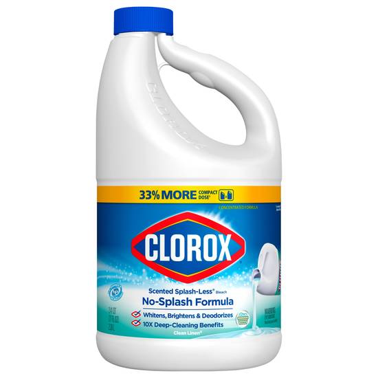 Clorox Clean Linen Scented Splash-Less Formula Bleach (77 fl oz)