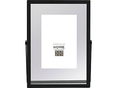 SHEFFIELD HOME 5 x 7 Metal Picture Frame, Black (ST7A7157 BLK)