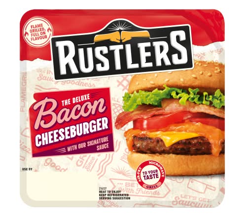 Rustlers The Deluxe Bacon Cheeseburger (191g)