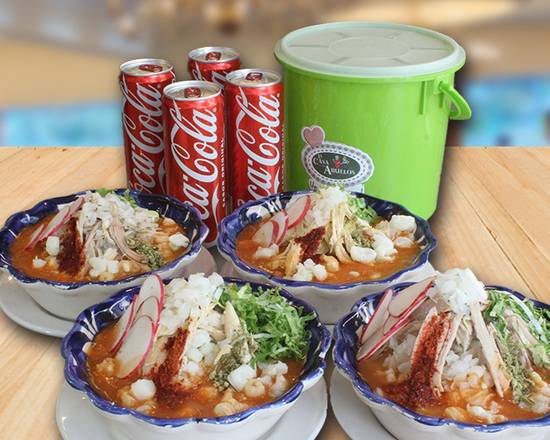 Combo Fiesta Pozole Coca Cola