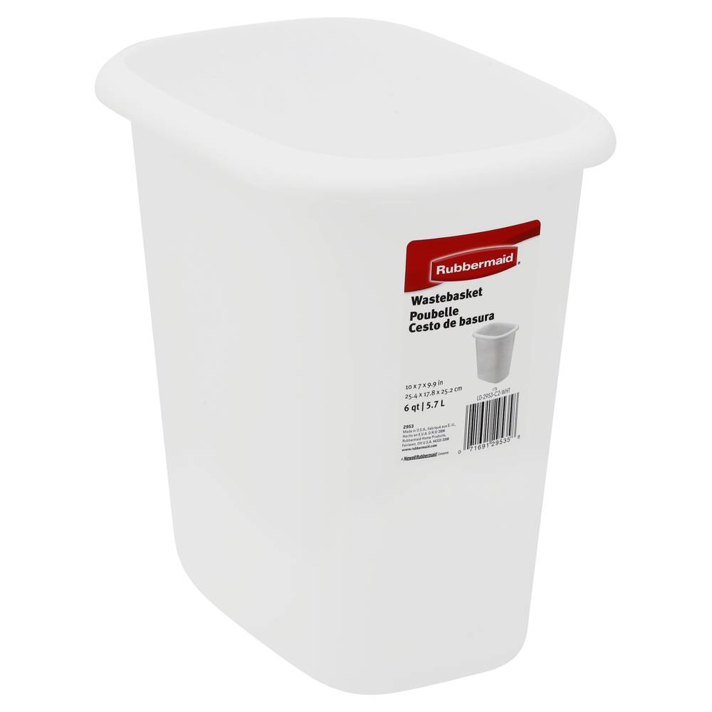 Rubbermaid 6 Qt Wastebasket