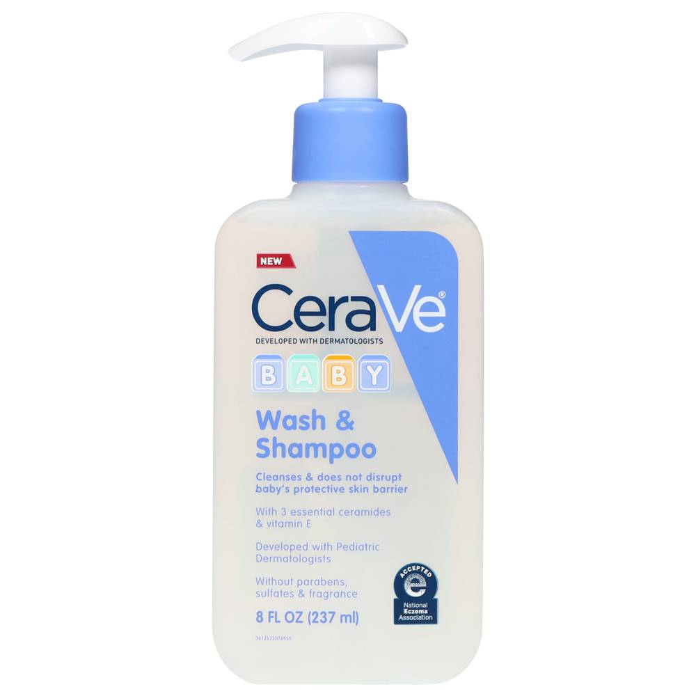 CeraVe Baby Wash & Shampoo (8 fl oz)