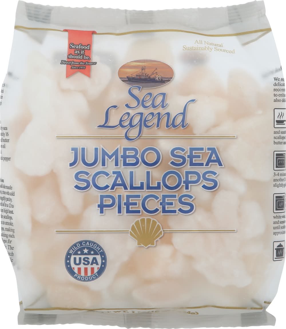 Sea Legend Jumbo Sea Scallops Pieces (1 lbs)