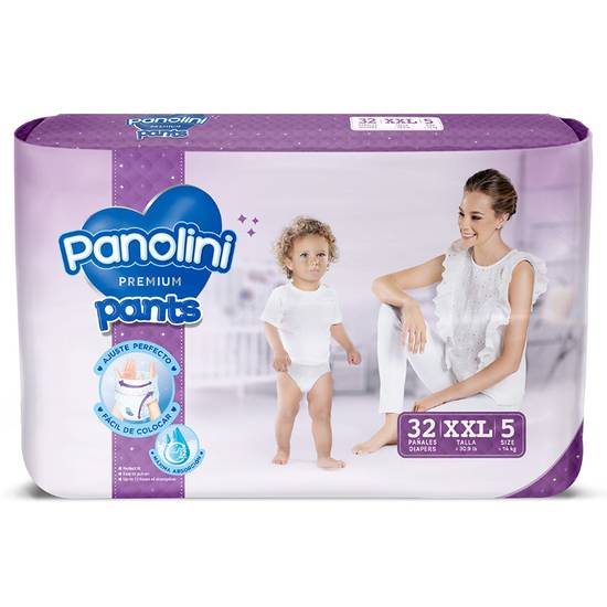 Pañal Panolini Premium Pants Xxg X32und