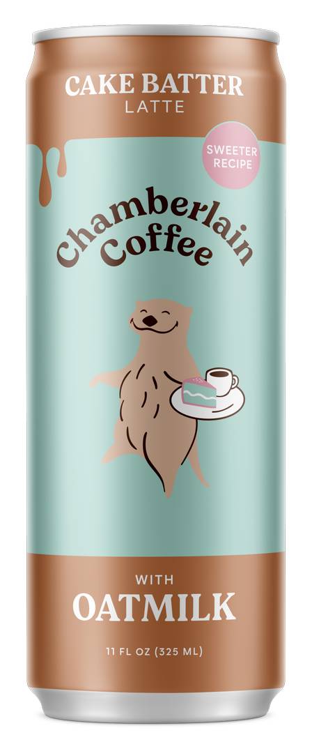 Chamberlain Coffee Oatmilk Latte, Cake Batter (11 fl oz)