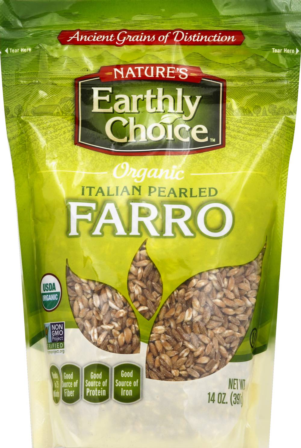 Nature's Earthly Choice Organic Italian Pearled Farro (14 oz)