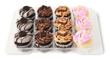 Assorted Variety Cupcakes 12 Count -  Each