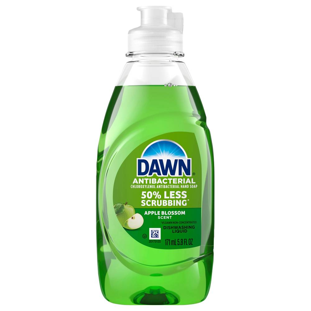 Dawn Ultra Antibacterial Dish Washing Liquid, Apple Blossom (5.8 fl oz)