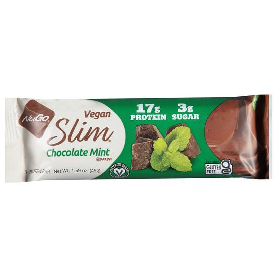 Nugo Slim Vegan Protein Bar (chocolate mint )