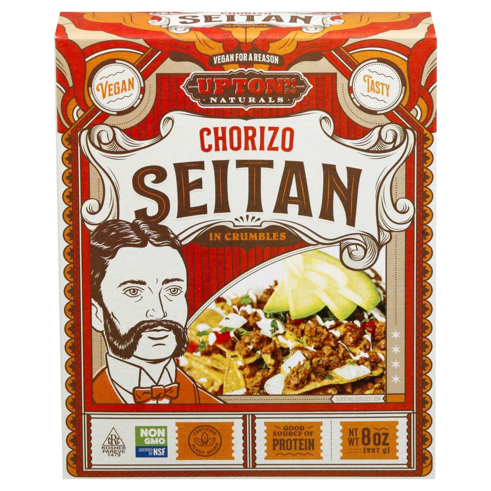 Upton's Naturals Vegan Chorizo Seitan Crumbles (8 oz)