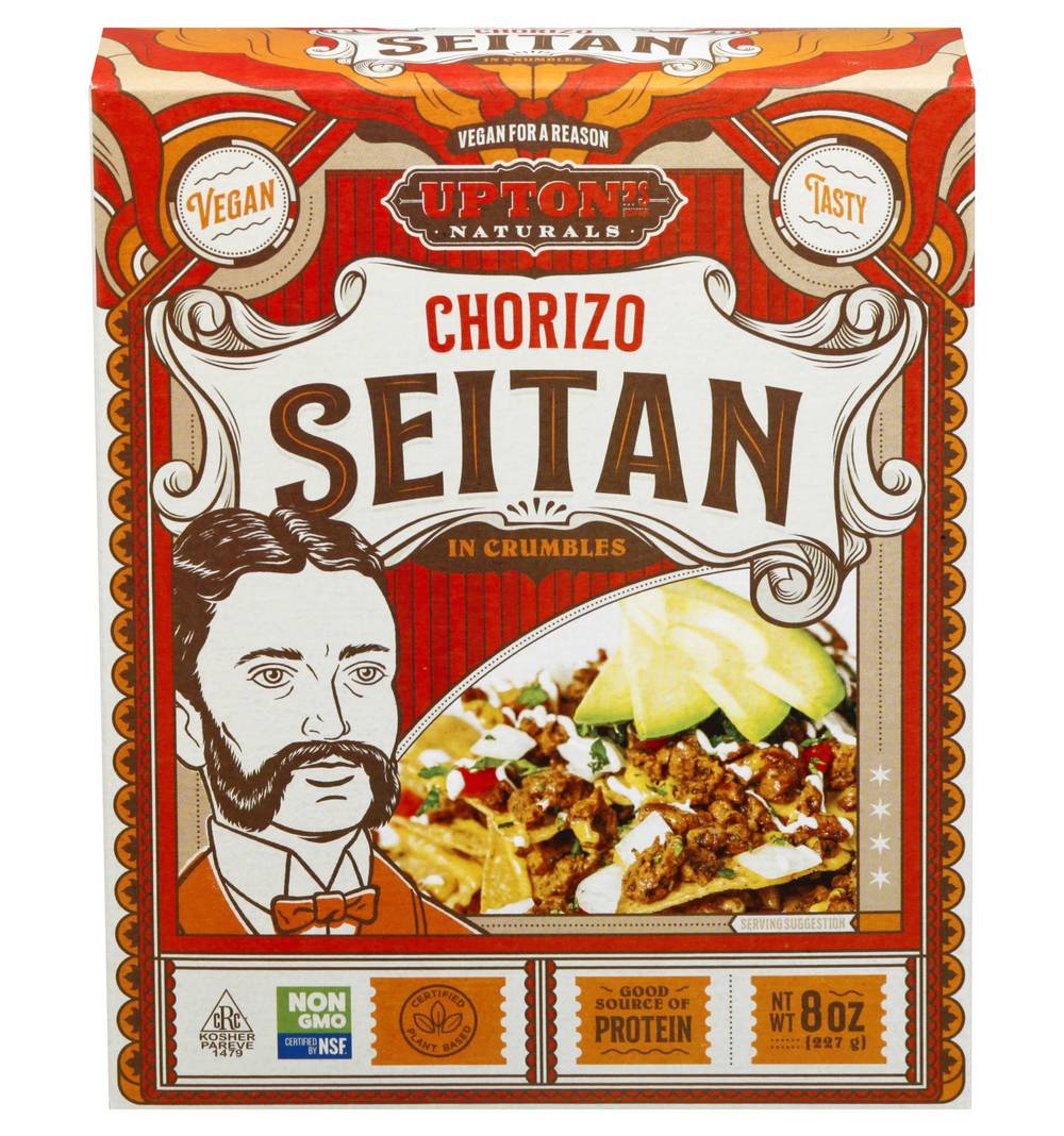 Upton's Naturals Vegan Chorizo Seitan Crumbles (8 oz)