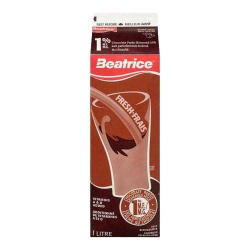 Beatrice Chocolate Partly Skimmed Milk 1% (1 L)
