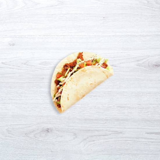 One Chimi Shredded Mushroom Taco