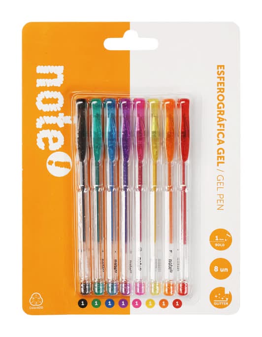 Roller de Tinta Gel Glitter