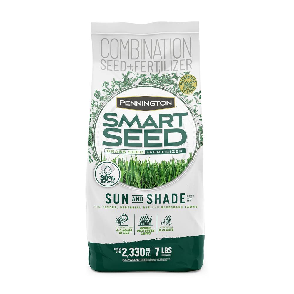 Pennington Smart Seed Sun and Shade North 7-lb Mixture/Blend Grass Seed | 100543719