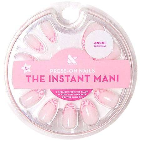 Olive & June Almond Medium the Instant Mani Press-On Nails (pink cheetah)