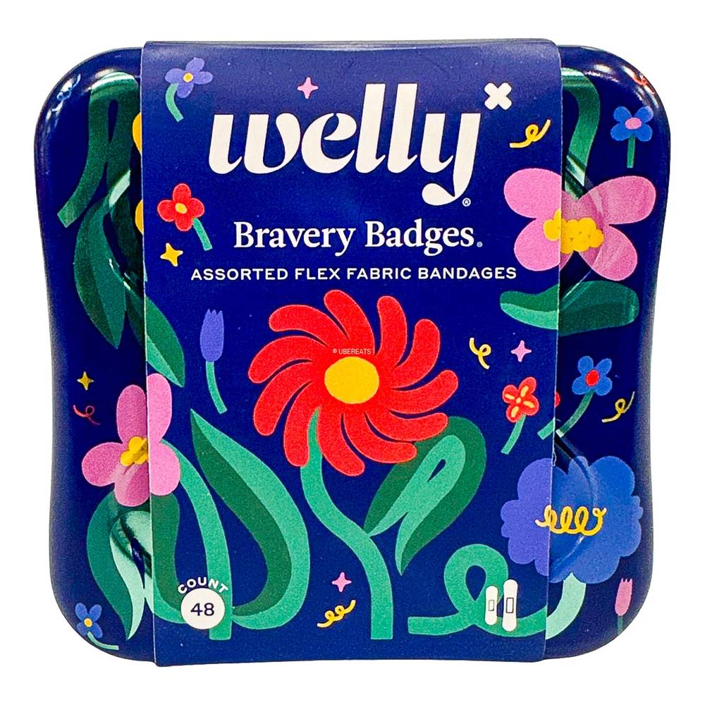 Welly Flex Fabric Bandages (floral wonderland )