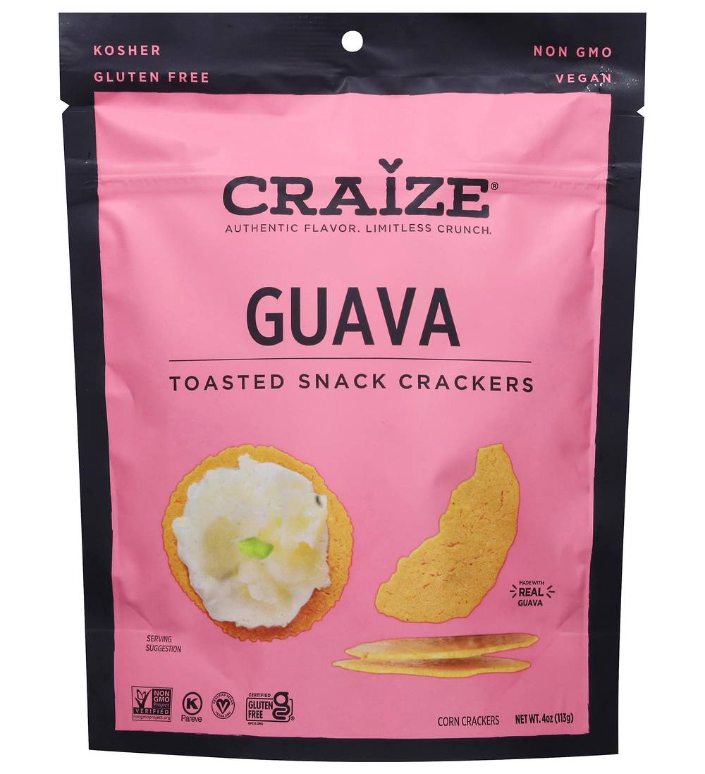Craize Guava Corn Crisps (4 oz)