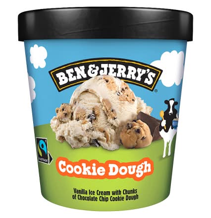 Ben & Jerry's Cookie Dough, Ice Cream Dessert (465ml)
