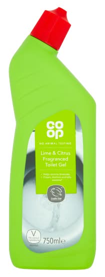 Co-op Lime-Citrus, Toilet Gel (750ml)