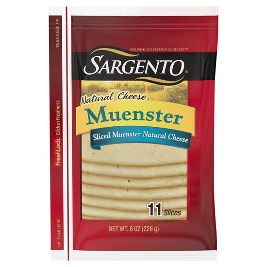 Sargento Muenster Natural Cheese Slices (11 ct)