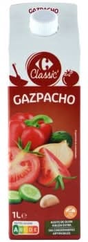 Gazpacho Carrefour sin gluten 1 l.