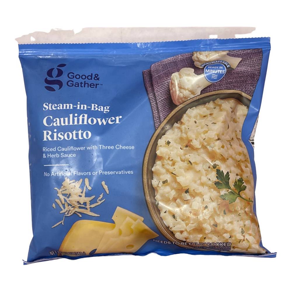 Good & Gather Frozen Cheesy Risotto Style Cauliflower Rice