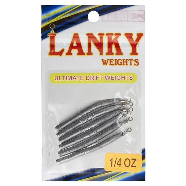 BEST Lanky Weights, Drift Sinkers,  Oz