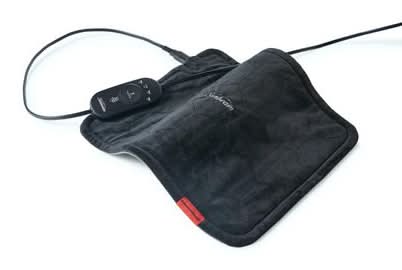 Sunbeam Advanced Heat Standard-Sized Heating Pad, Black