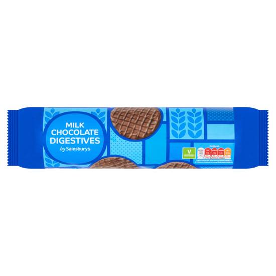 Sainsbury's Milk Chocolate Digestives Biscuits  300g