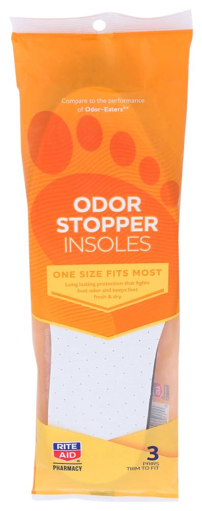 Rite Aid Odor Stoppers Insoles (3 ct)